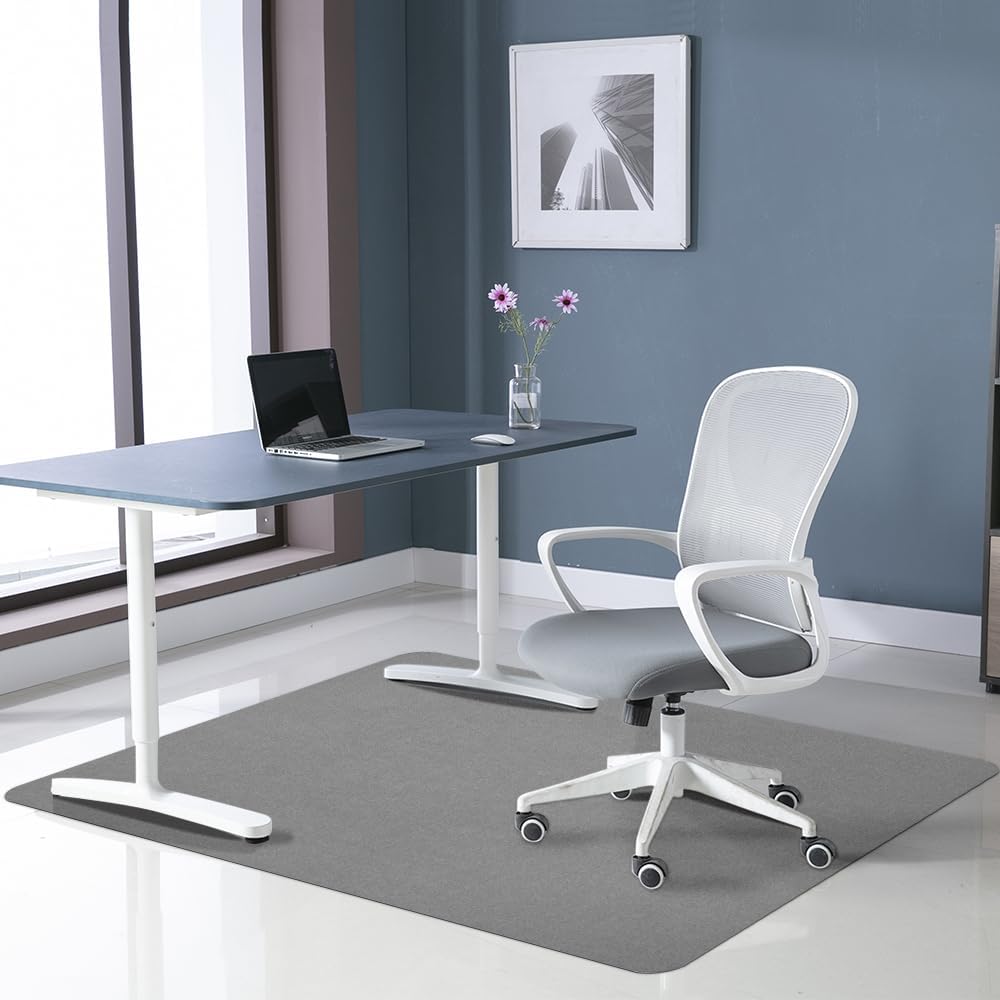 Anti-Slip 55x35 Chair Mat: Hardwood Floor Protection