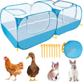 Small Animals Playpen with Detachable Bottom - Large Foldable Run