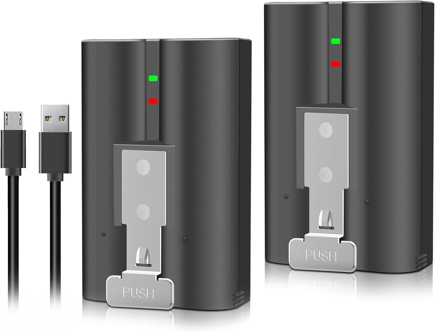 Long-Lasting Power for Ring Cameras! 6040mAh 2-Pack Battery Set