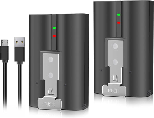 Long-Lasting Power for Ring Cameras! 6040mAh 2-Pack Battery Set