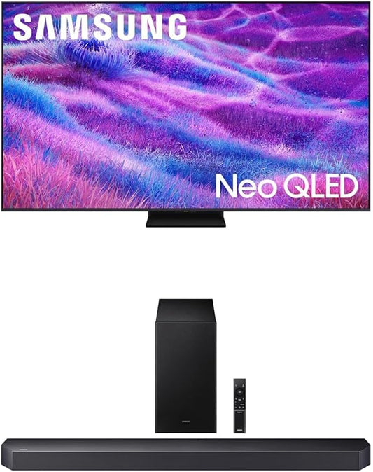 Samsung 65-Inch Neo QLED 4K TV with Immersive Soundbar Experience