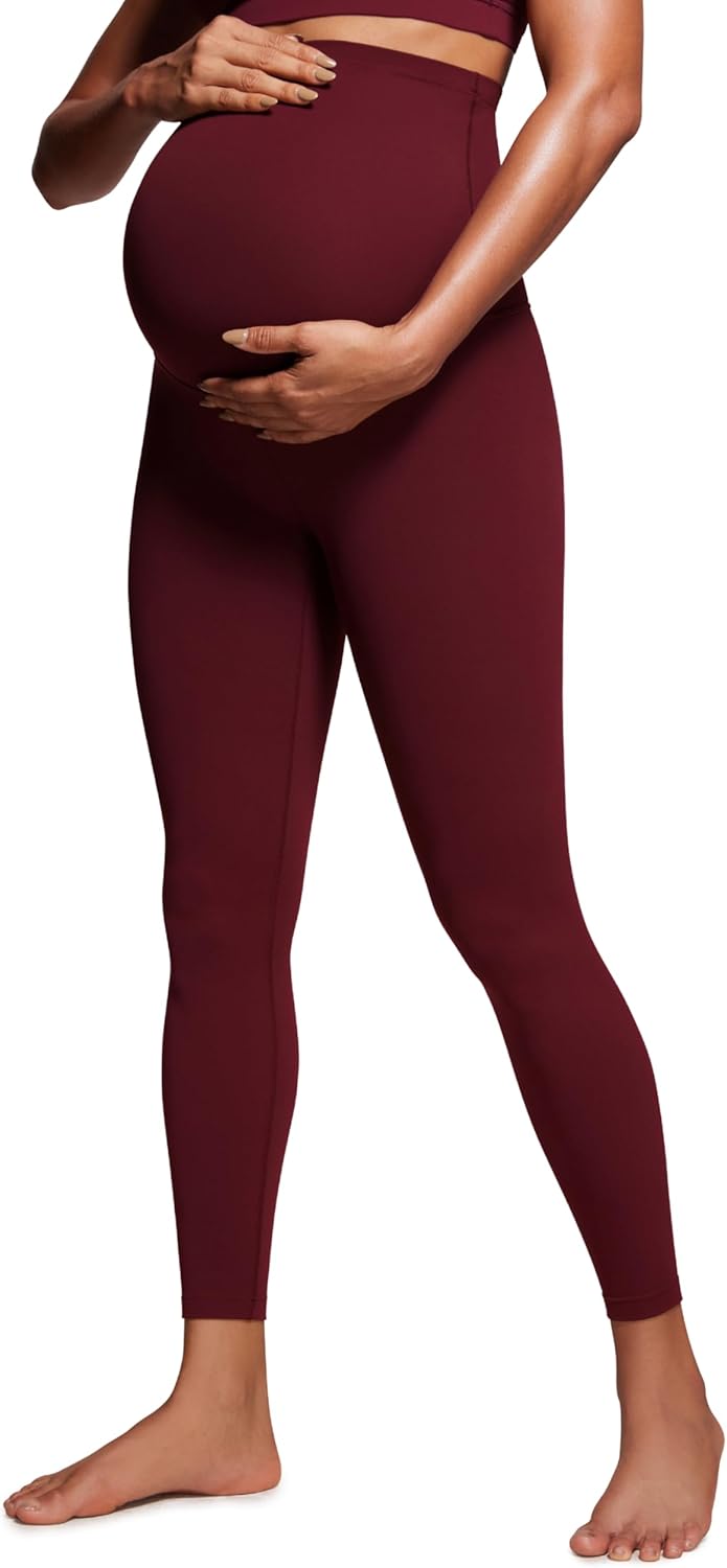 CRZ YOGA Womens Butterluxe Maternity Leggings for Comfort