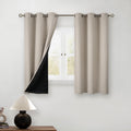 BGment Short 100% Blackout Curtains for Bedroom - Thermal, Noise