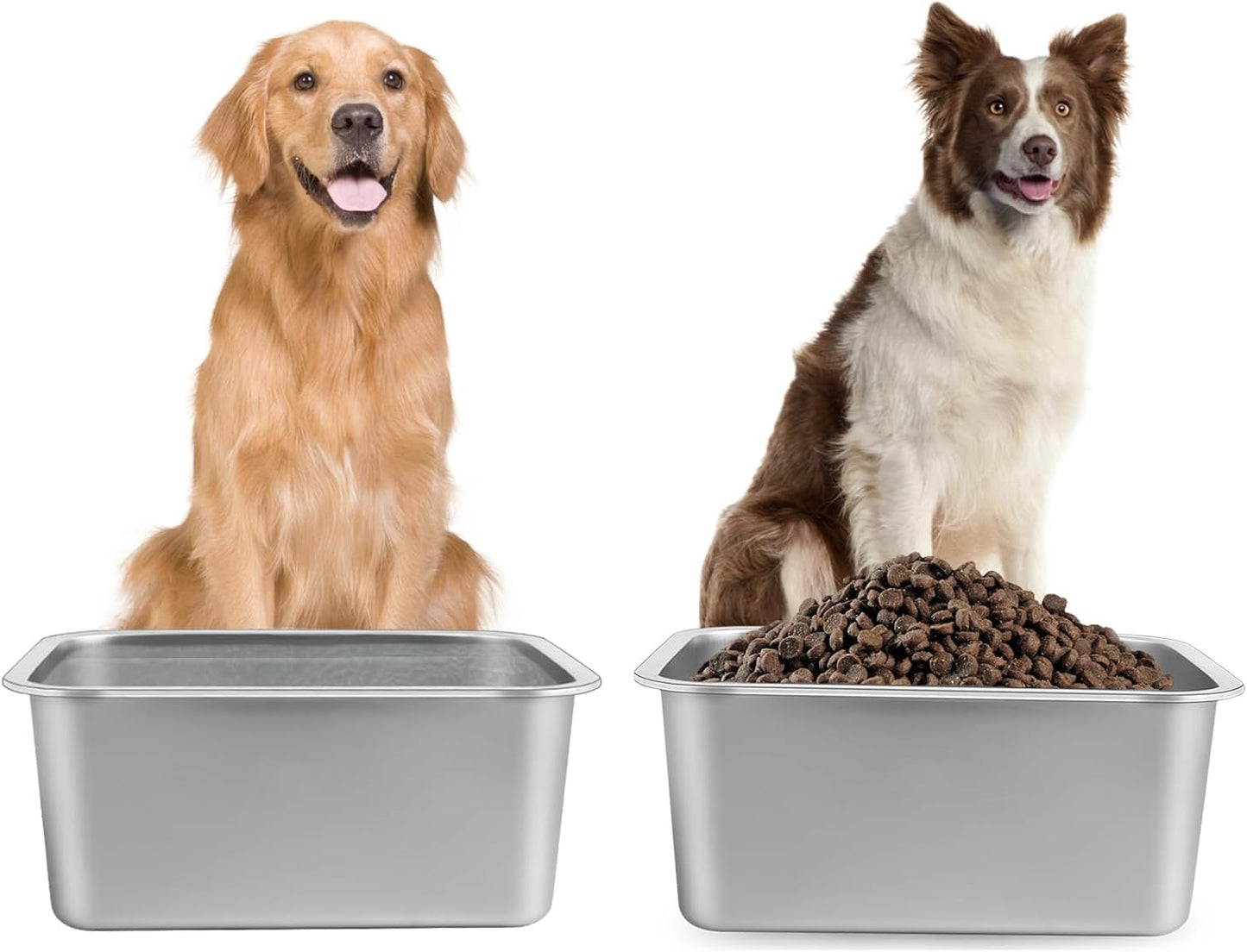 4 Gallons Large Dog Water Bowl for Giant Breeds and More