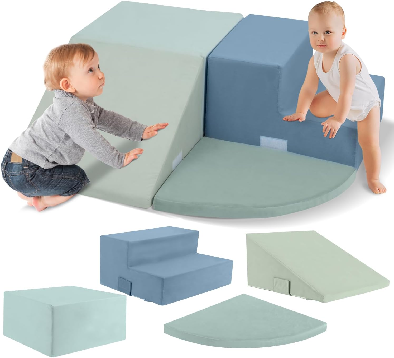 Large Toddler Climbing Toys Indoor - Fun Foam Blocks for Kids
