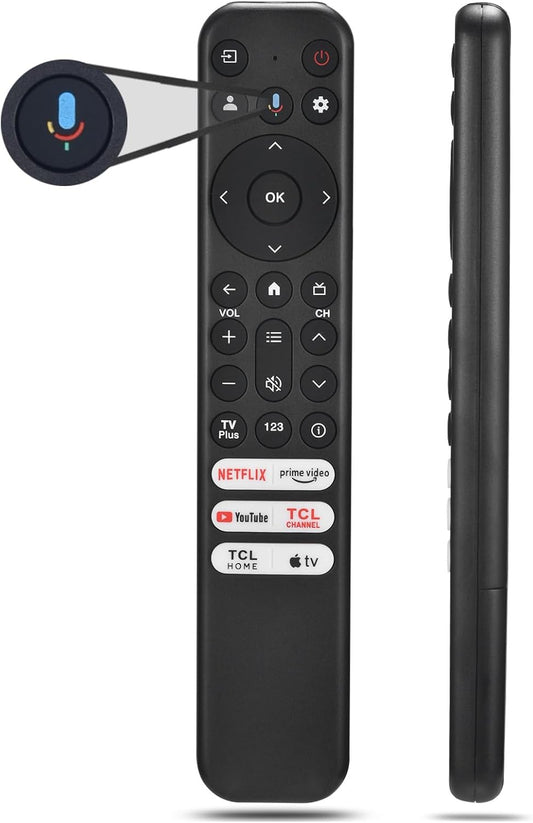 TCL Google TV Remote with Voice Control & 6 Shortcut Buttons