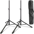 Heavy-Duty DJ Tripod Stands for PA Speakers - Adjustable 42 to 72 in