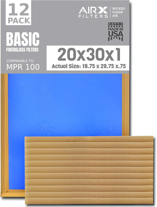 20x30x1 Air Filter by AIRx Filters - Clean Air Solution