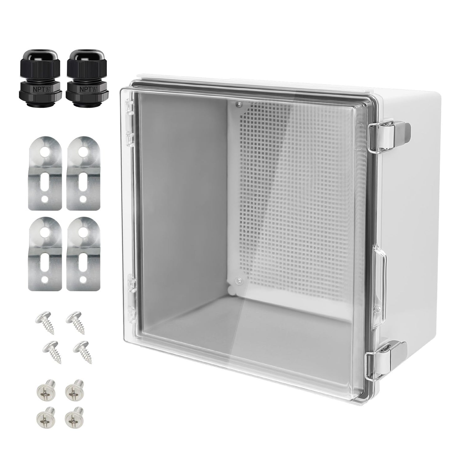 LeMotech Electrical Box with IP67 Waterproof Hinged Cover