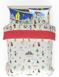Elf Movie Christmas Bedding Set - Cozy 7 Piece Queen Size Set