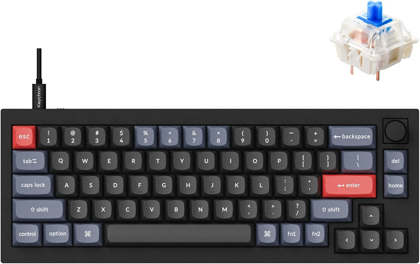Keychron Q2 Wired Custom Mechanical Keyboard for Ultimate Typing