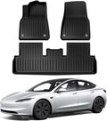 Custom Fit Floor Mats for Tesla Model 3 - All Weather Protection