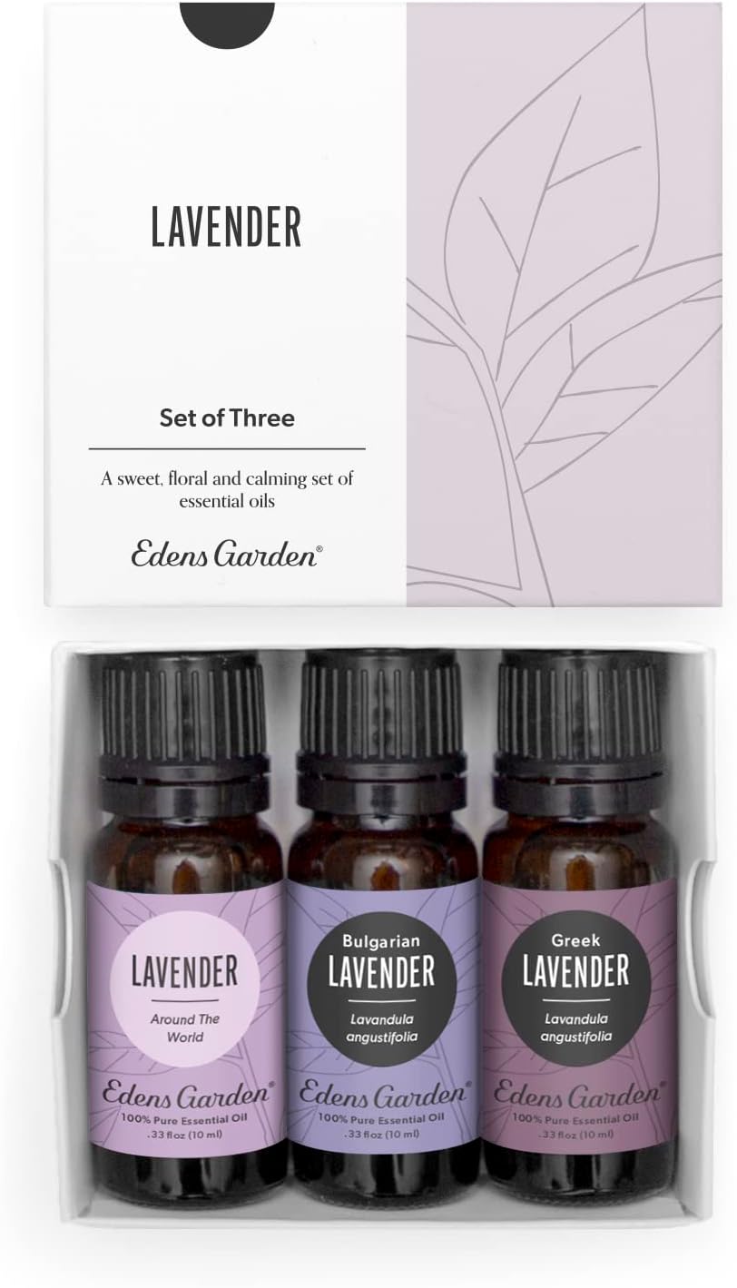 Lavender Essential Oil Set for Relaxation and Aromatherapy Bliss