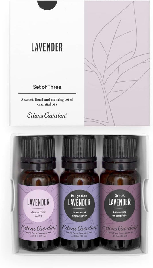 Lavender Essential Oil Set for Relaxation and Aromatherapy Bliss