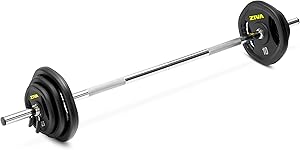 ZIVA RPU Studio Barbell Adjustable Weight Set for Home Gym