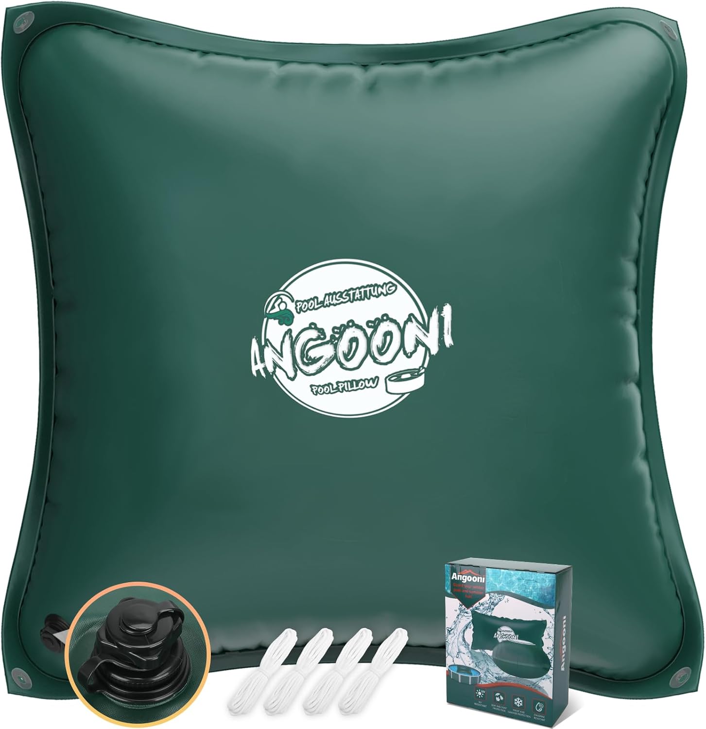 Extra-Strong 8x8FT Pool Pillow for Winter - Durable PVC Aid