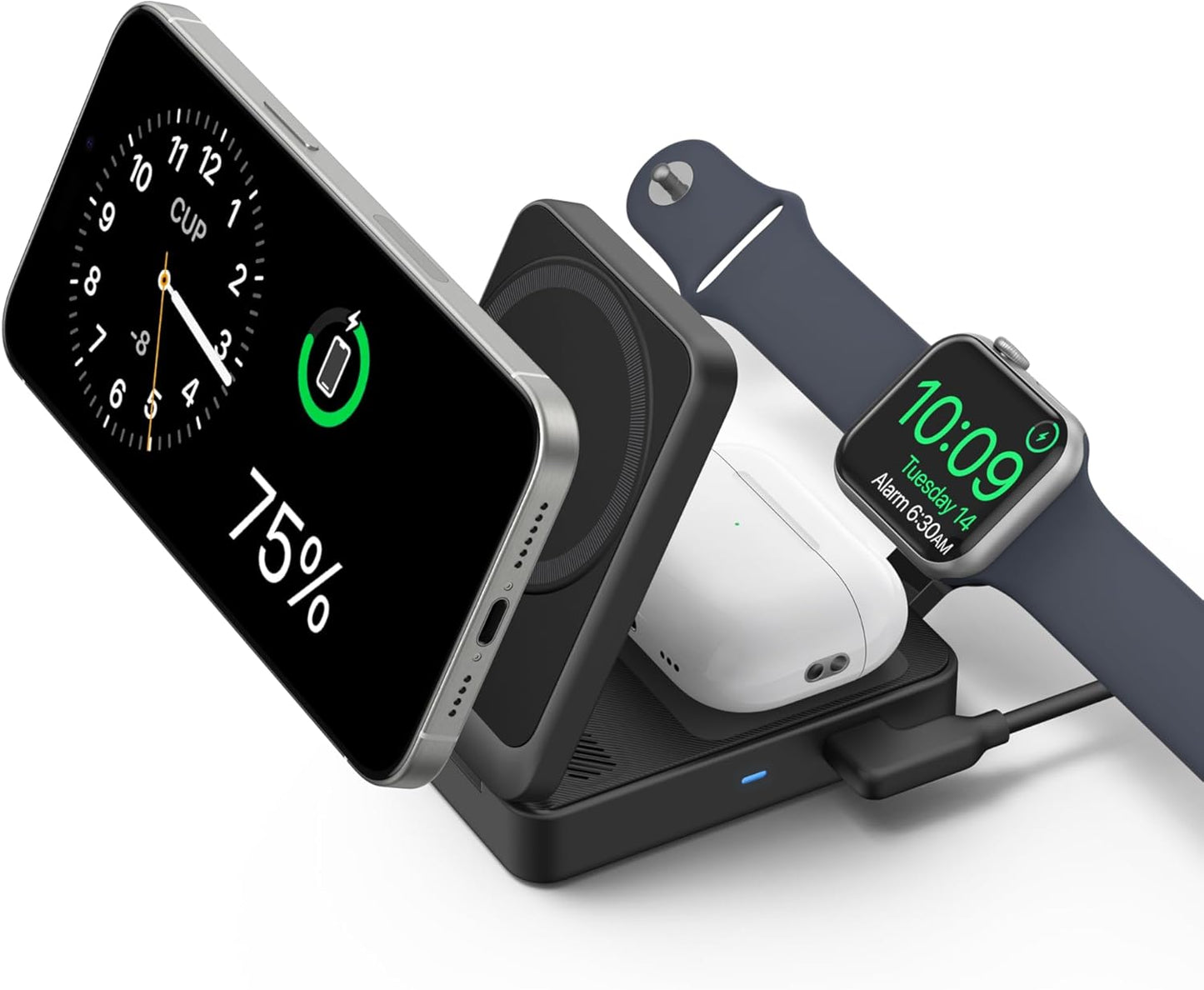 Anker MagGo 3-in-1 Wireless Charging Station