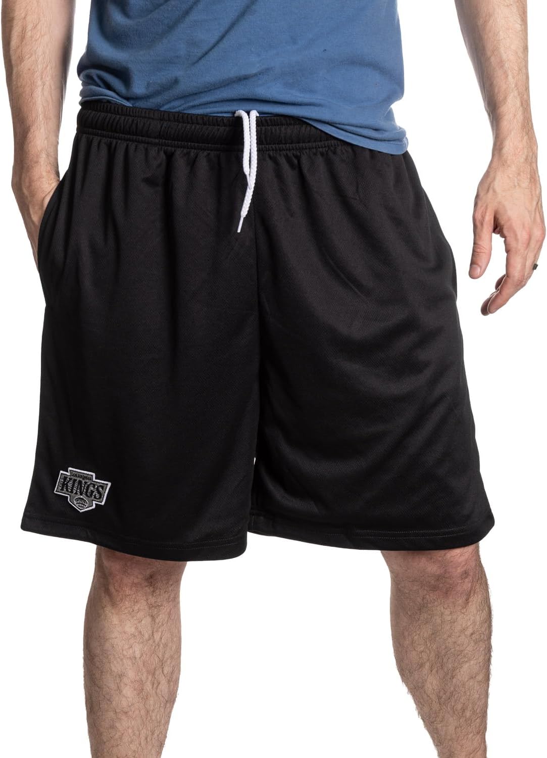 Calhoun NHL Men's Team Logo Air Mesh Shorts for Comfort