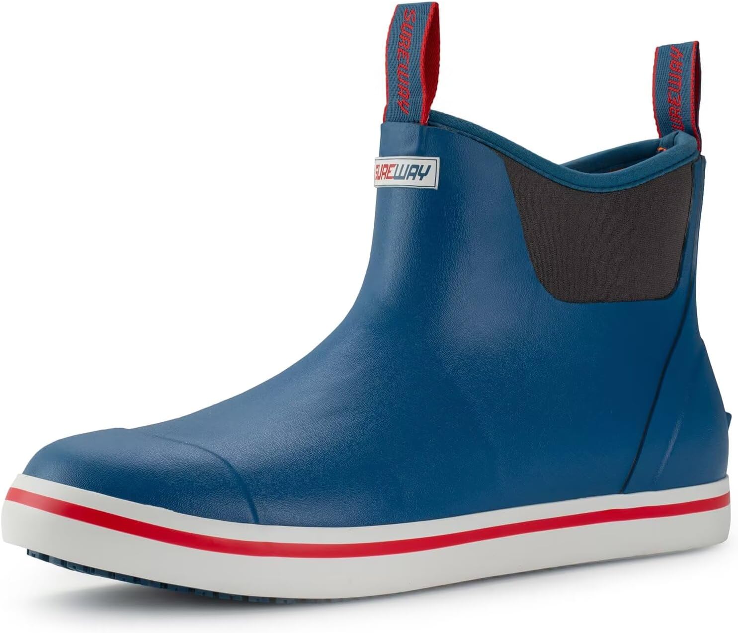 SUREWAY Men's Deck Boots: Waterproof Non-Slip Fishing Boots