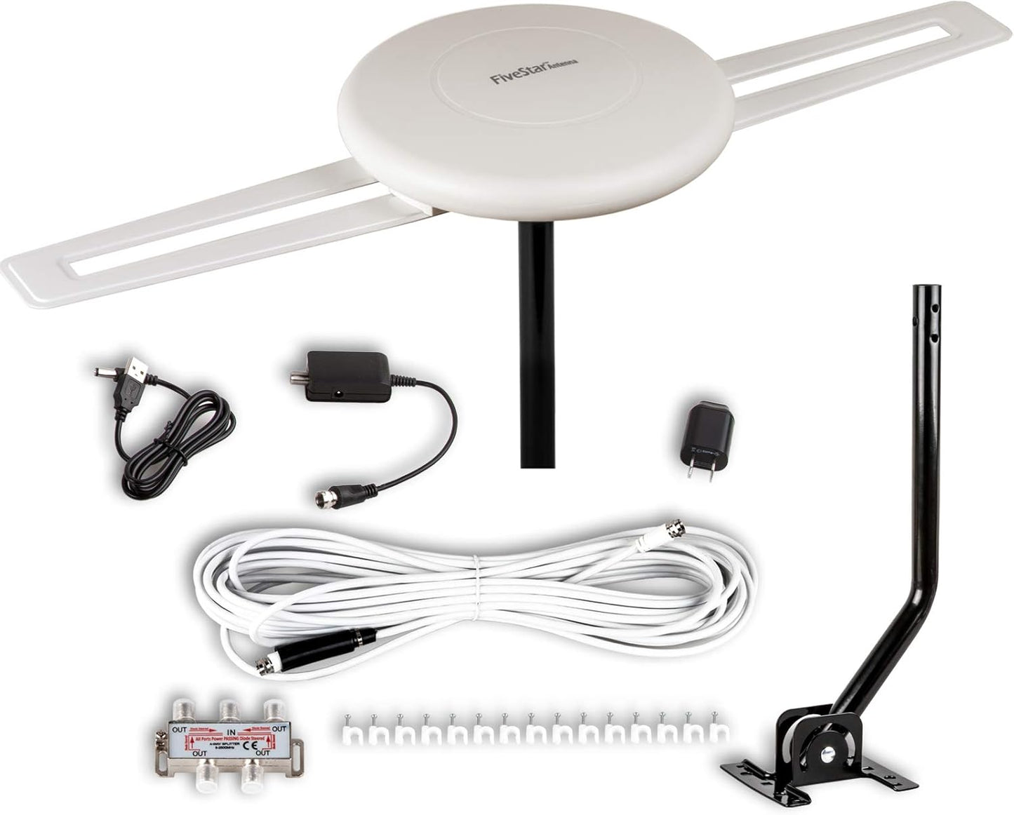 150 Mile Range 360 Amplified HDTV Antenna