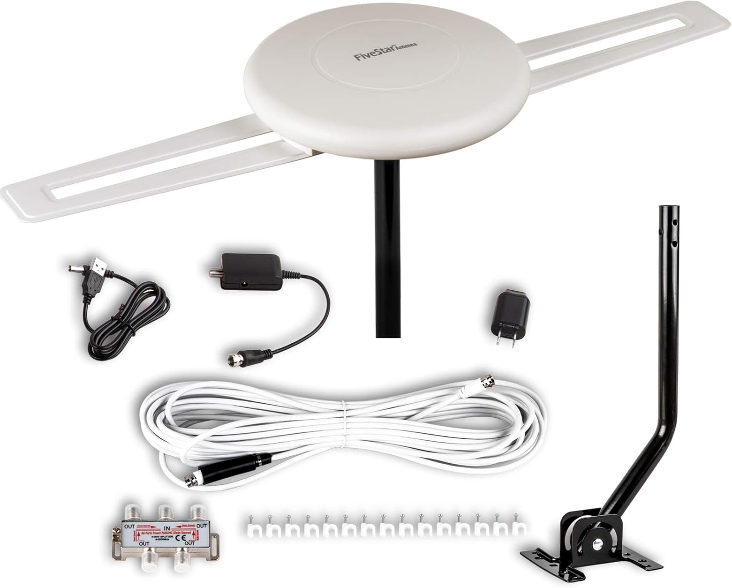150 Mile Range 360 Amplified HDTV Antenna