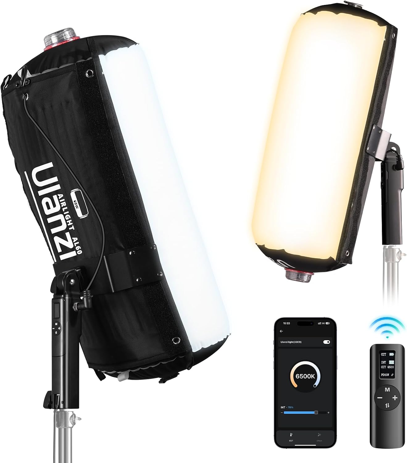 Ulanzi AL60 Inflatable Tube Light for Creative Photography