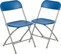 Flash Furniture Hercules Series Plastic Folding Chair 2 Pack - Durable