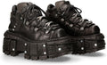 New Rock M-tank106-c1 Unisex Platform Shoes for Bold Style