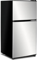 Fridge with Freezer 3.2 Cu Ft 2-Door Mini Refrigerator - Quiet, Energy