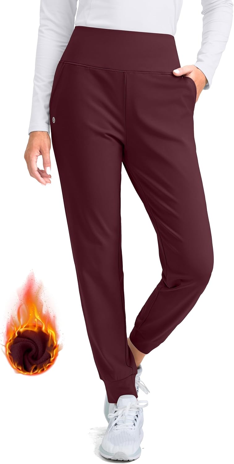 Water Resistant Fleece Lined Joggers by G Gradual