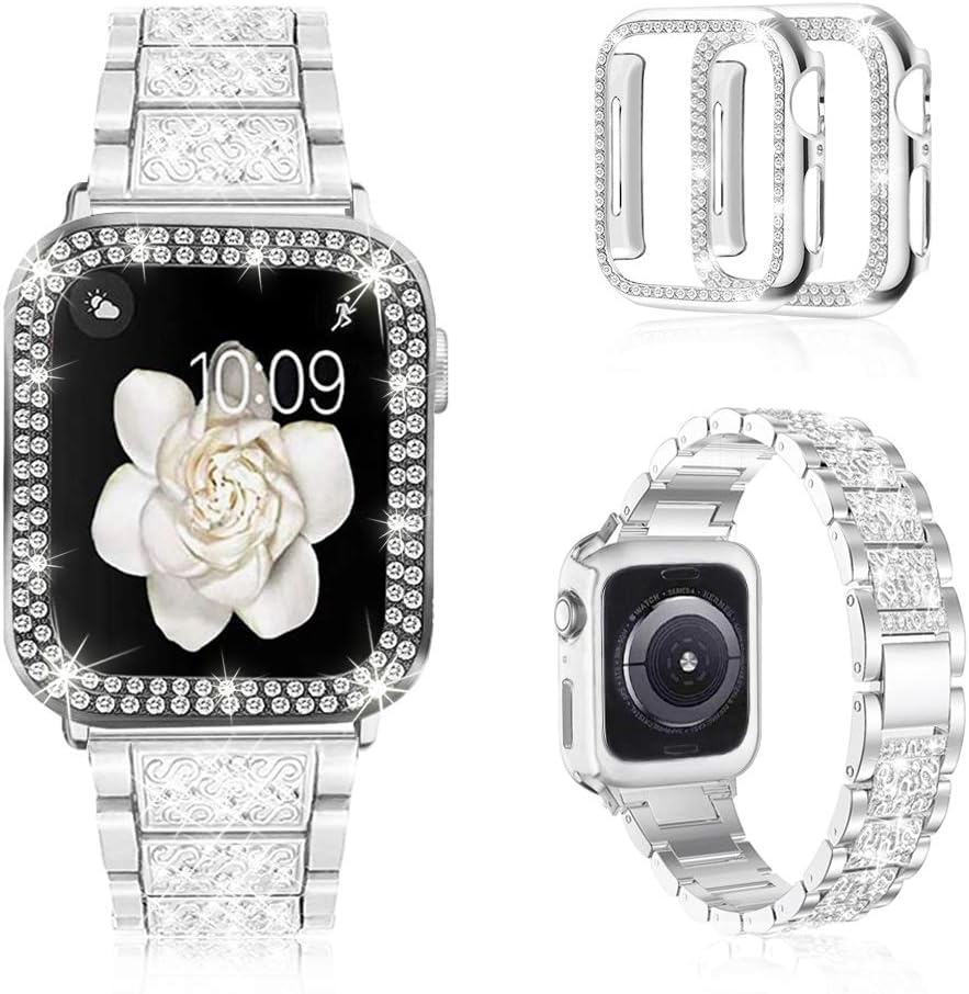 Sparkle in Style with Mosonio Apple Watch Band Set