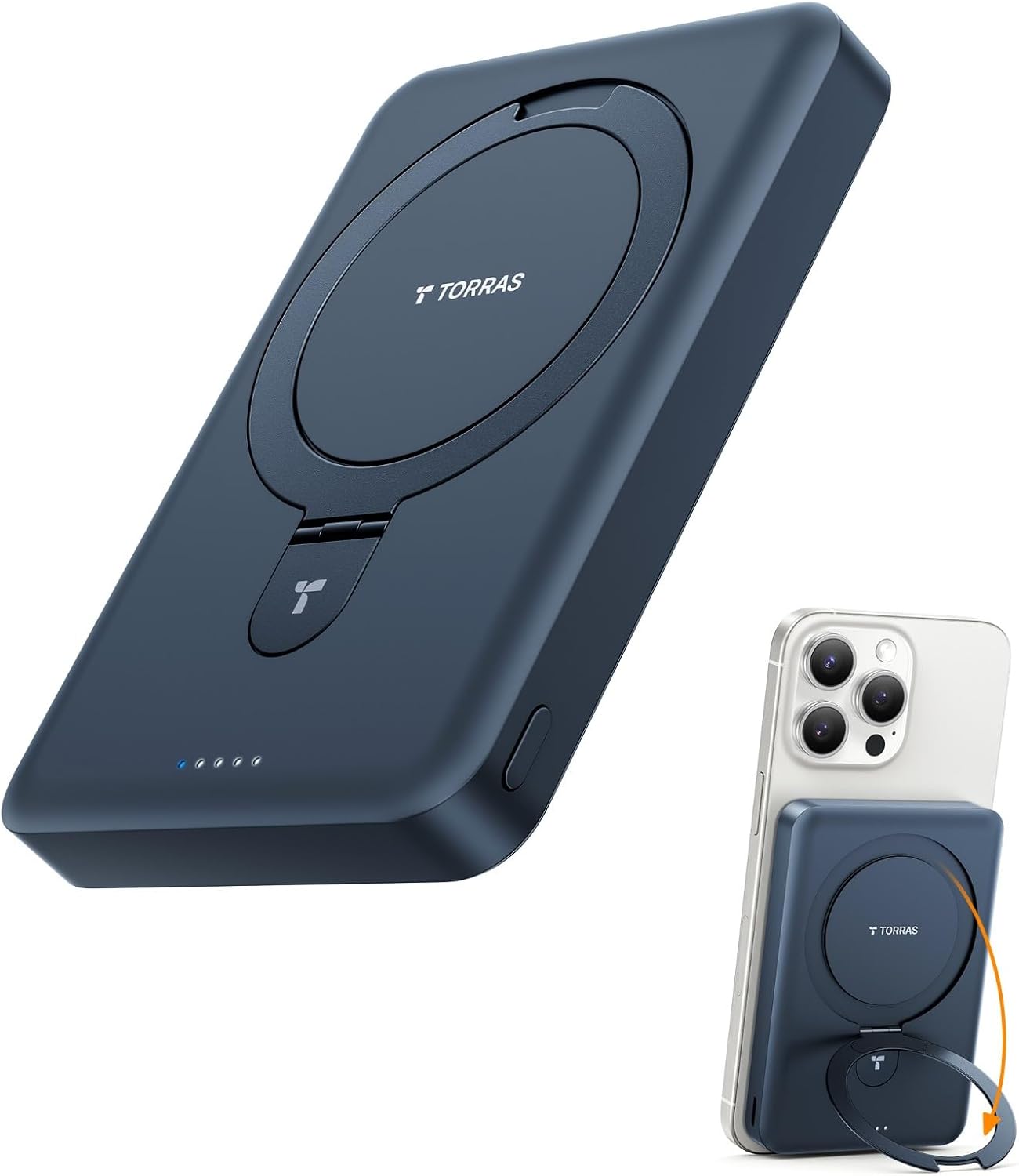 TORRAS 10000mAh Magnetic Portable Charger Power Bank for iPhone