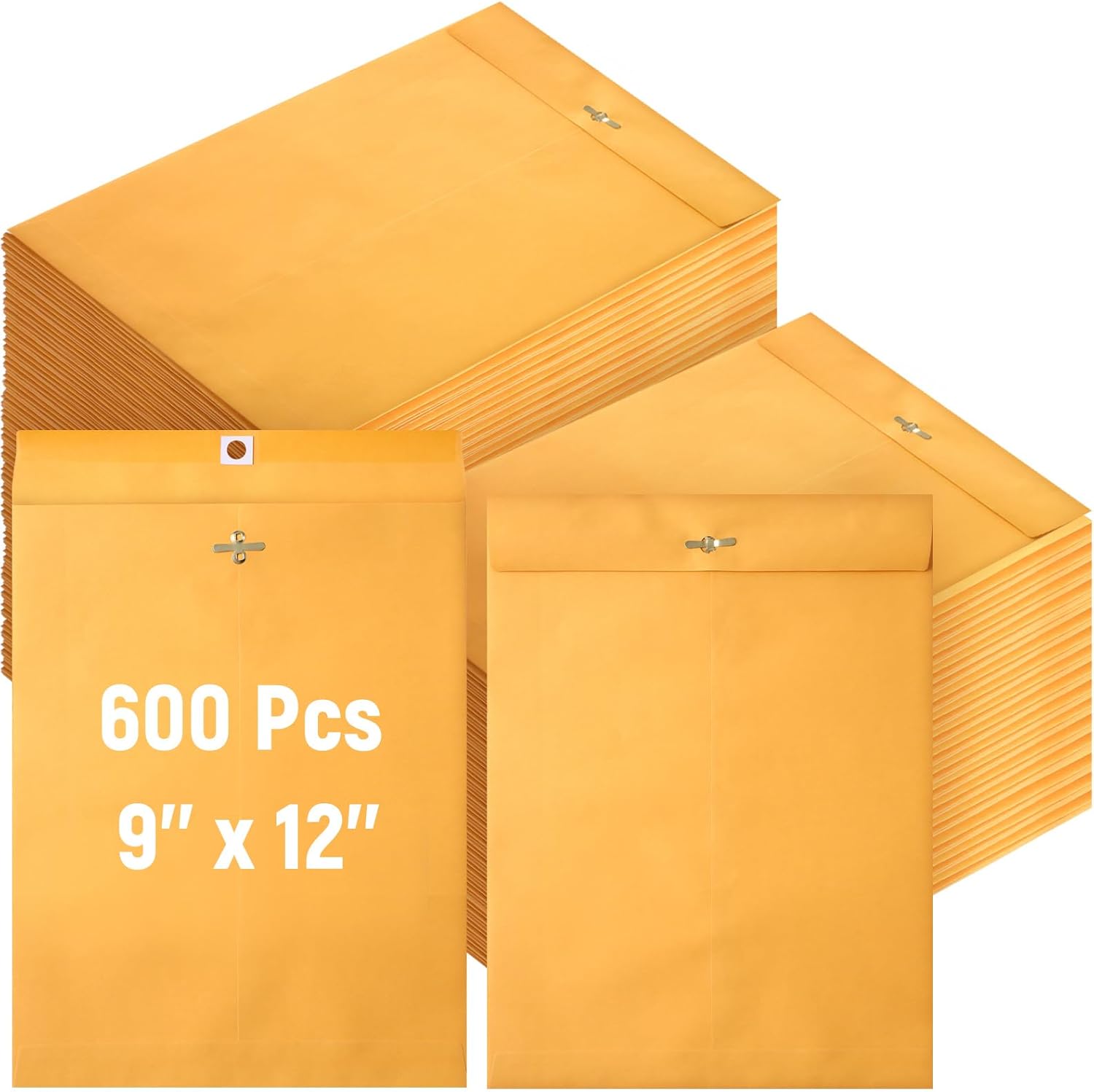 Ctosree 600 Pcs Manilla Envelopes for Safe Mailing and Storage