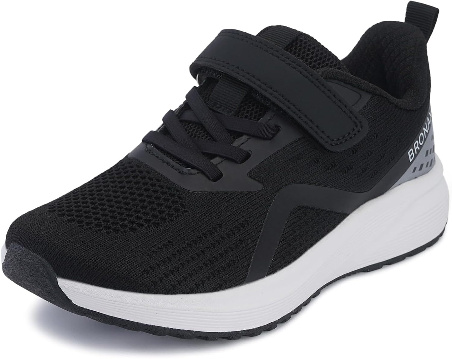 BRONAX Kids Wide Toe Box Tennis Shoes for Active Play
