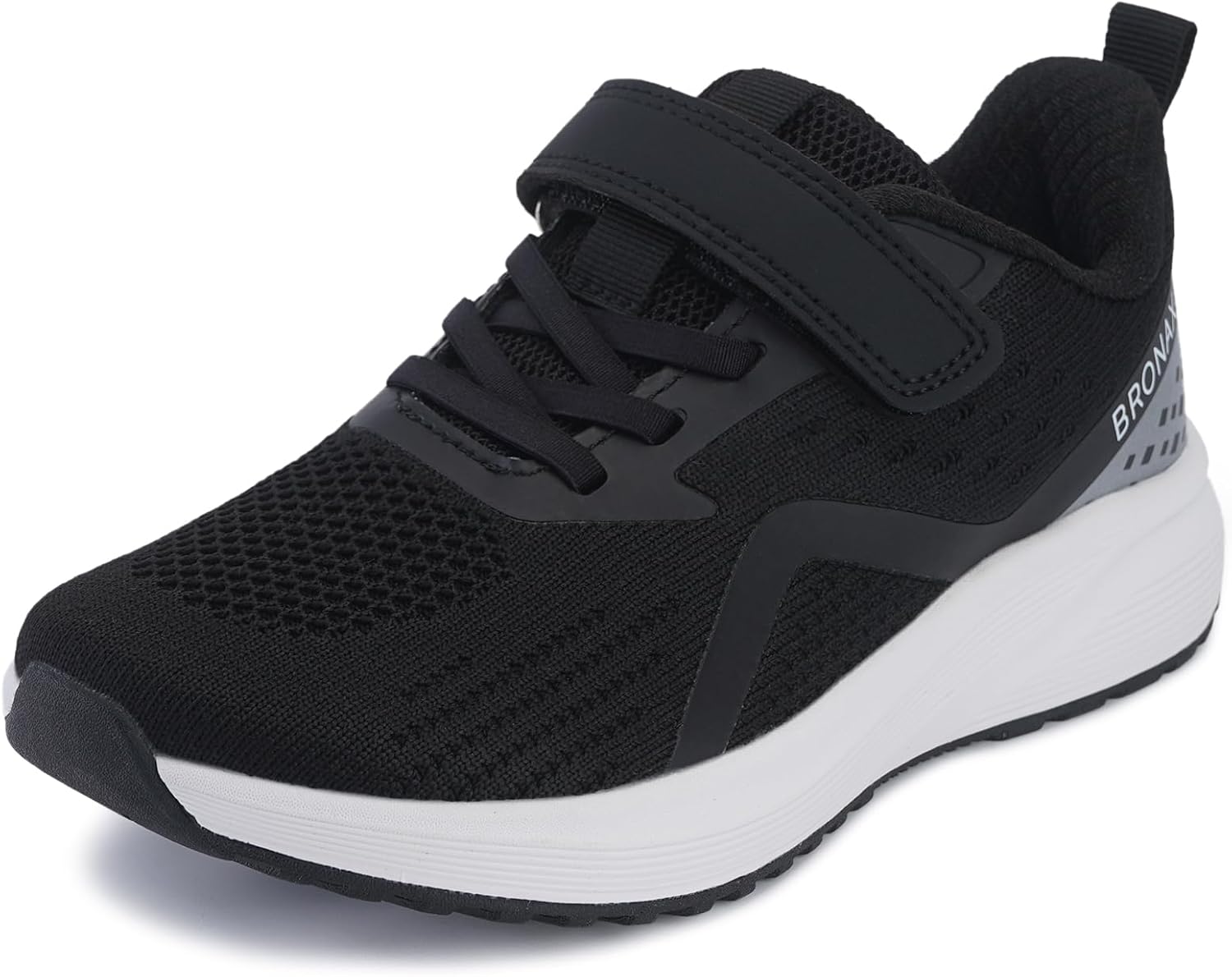 BRONAX Kids Wide Toe Box Tennis Shoes for Active Play