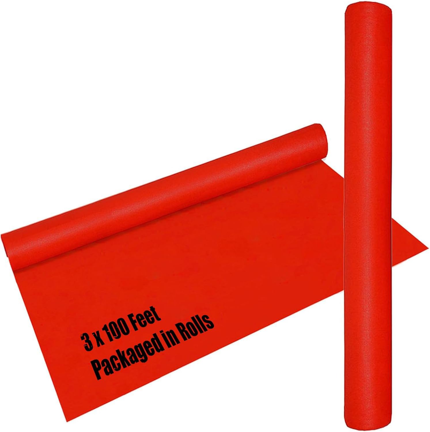 Red Carpet Runner for Party, 3 x 100 ft, Perfect for Events