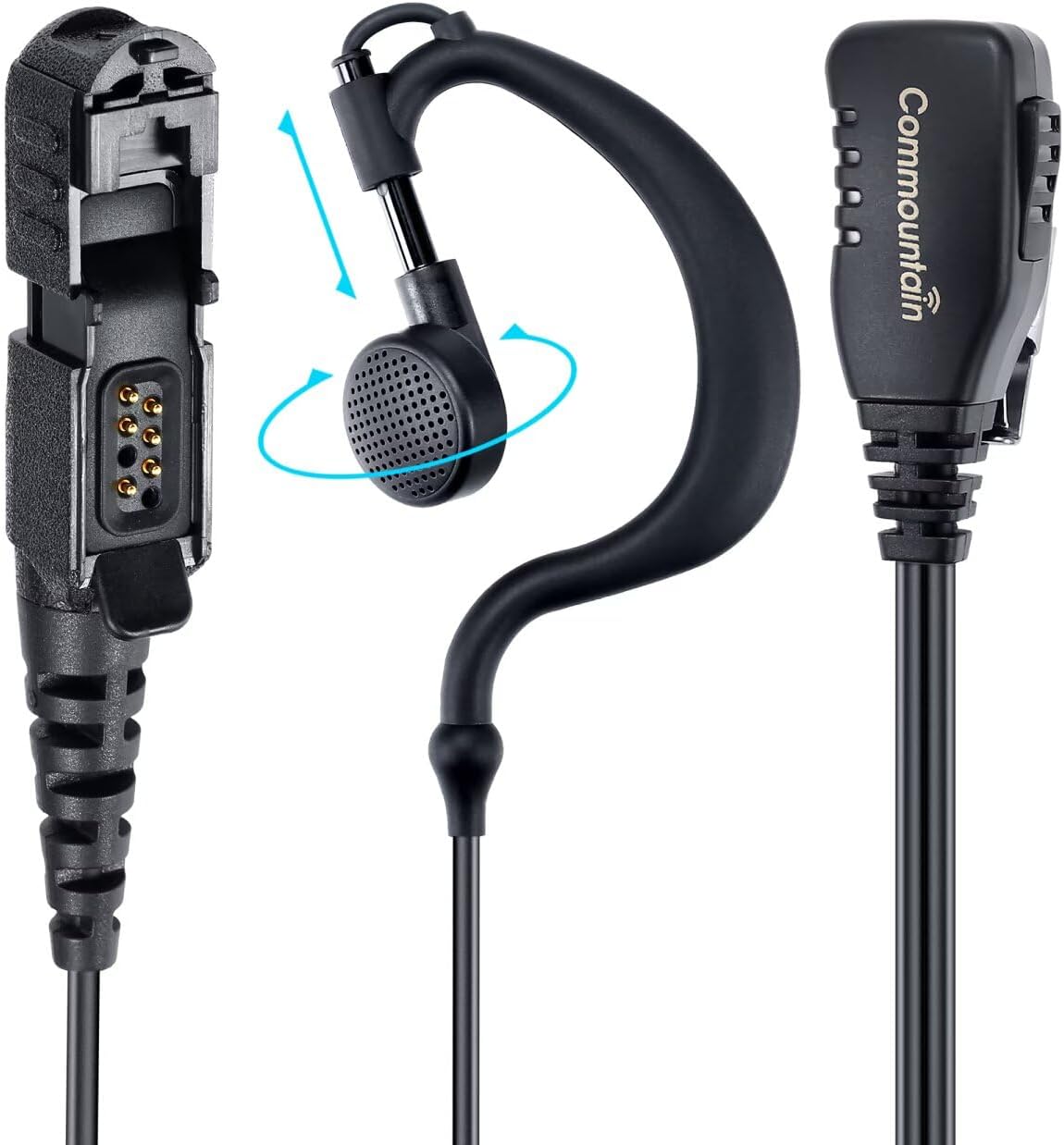 Commountain XPR 3500e Earpiece with Mic for Motorola Radios