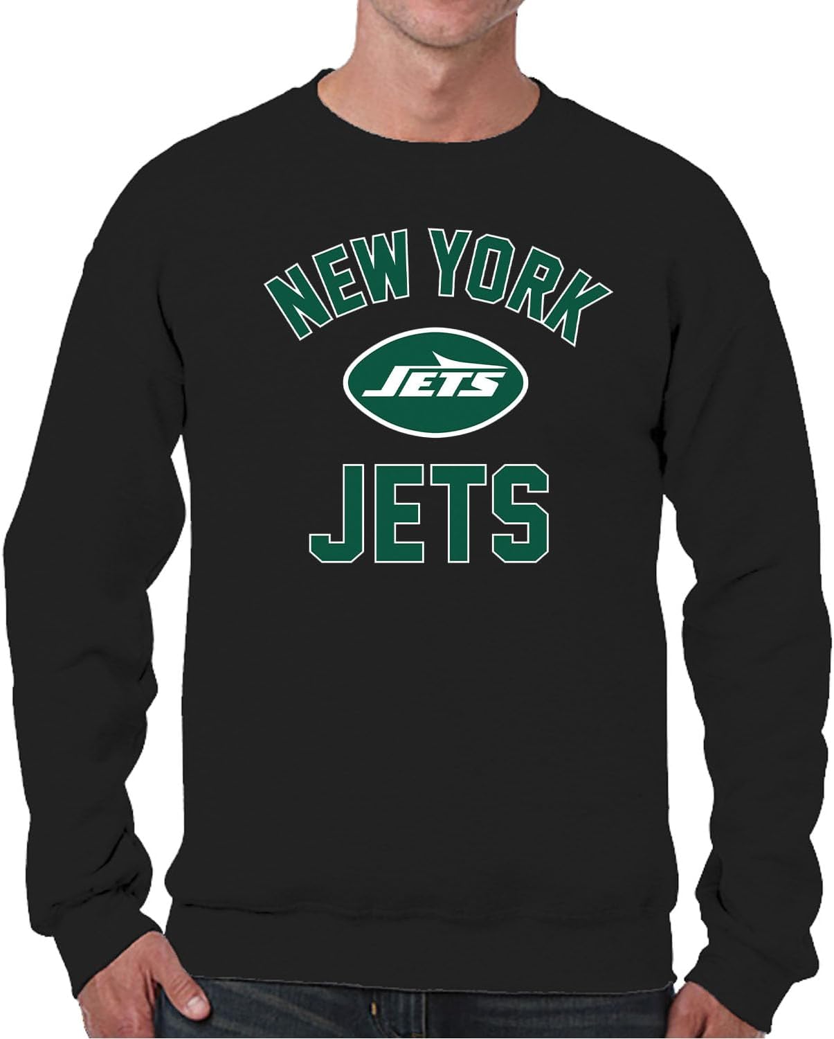New York Jets Adult Gameday Crewneck Sweatshirt for Fans