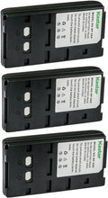 Kastar 3-Pack NP-55H 6.0V 2650mAh Ni-MH Camera Batteries - Long Run
