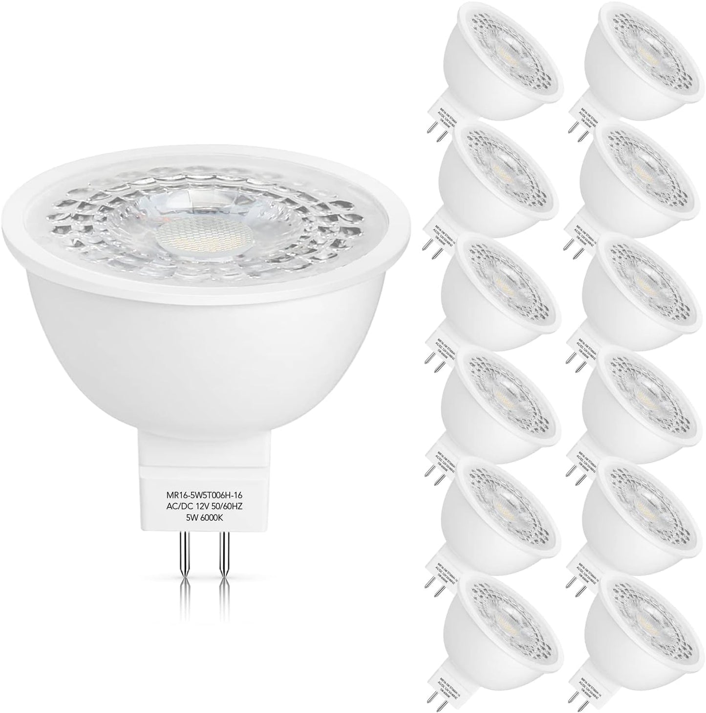 Mlambert 12 Pack MR16 LED Bulbs 50W Halogen Equivalent for You