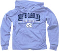 Youth Boys College Team Long Sleeve Hooded T-Shirt - Lightweight Fit