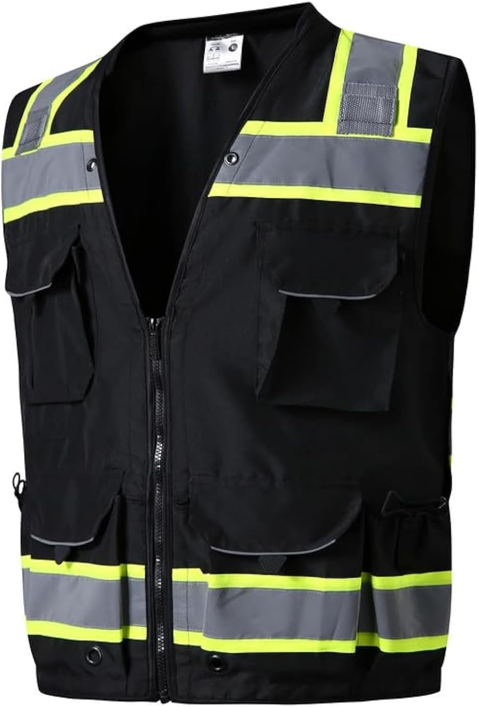 Professional Level Safety Vest with 12 Pockets for High Visibility