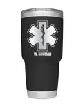 Personalized EMT Paramedic Laser Engraved Tumblers - Durable Insulated