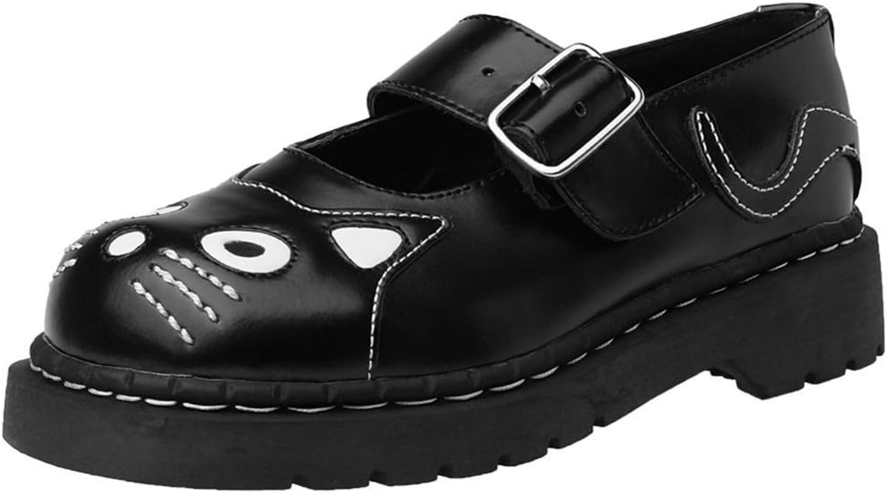 T.U.K. Kitty Cat Mary Jane Shoes for Women - Playful Style