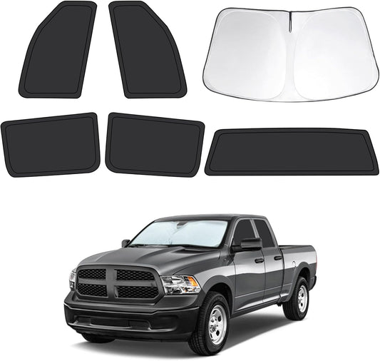 6pcs Car Window Shades for Dodge RAM 1500 - Ultimate UV Protection