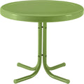 Griffith Weather Resistant Retro Metal Outdoor Side Table - Durable