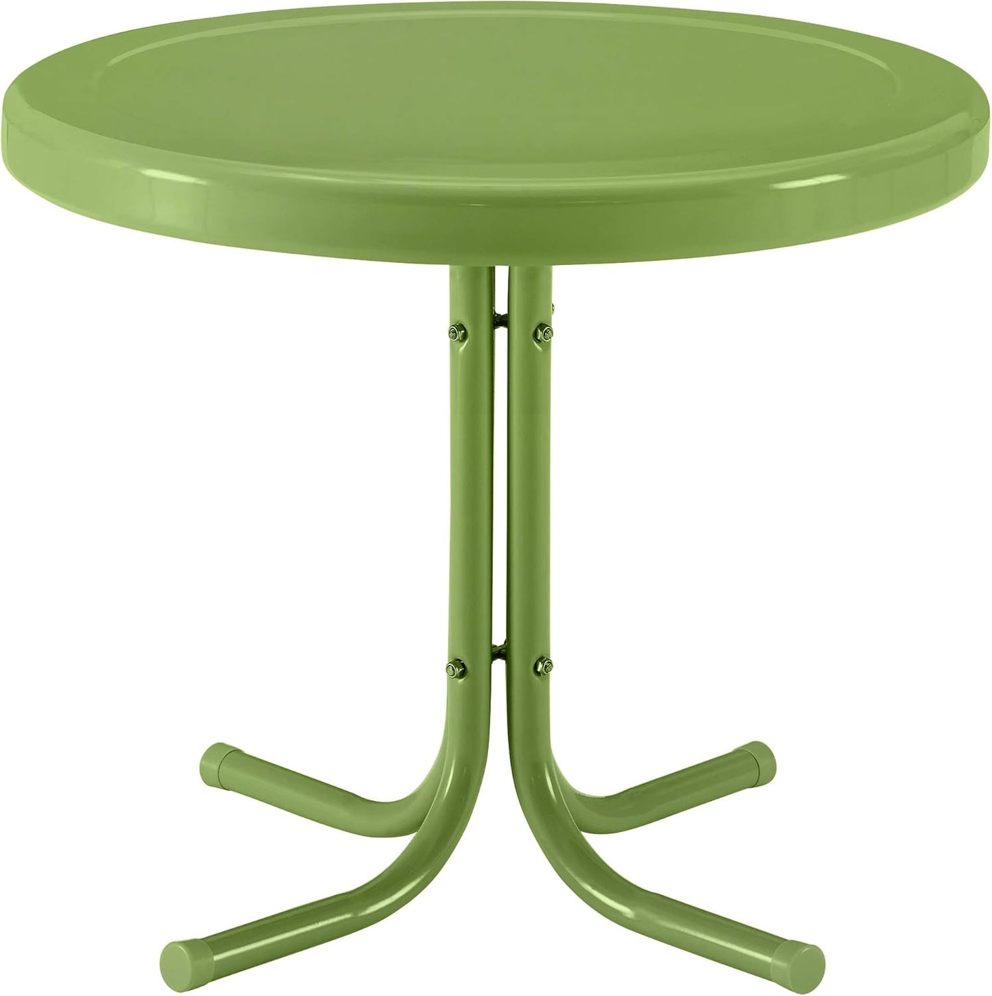 Crosley Griffith Retro Metal Outdoor Side Table for Patio Use