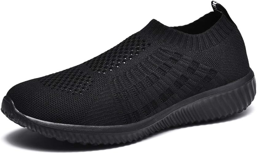 LANCROP Women's Sock Walking Shoes - Comfortable Mesh Sneakers