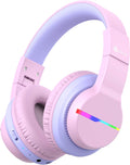 iClever Kids Bluetooth Headphones - Safe Volume, 85H Playtime