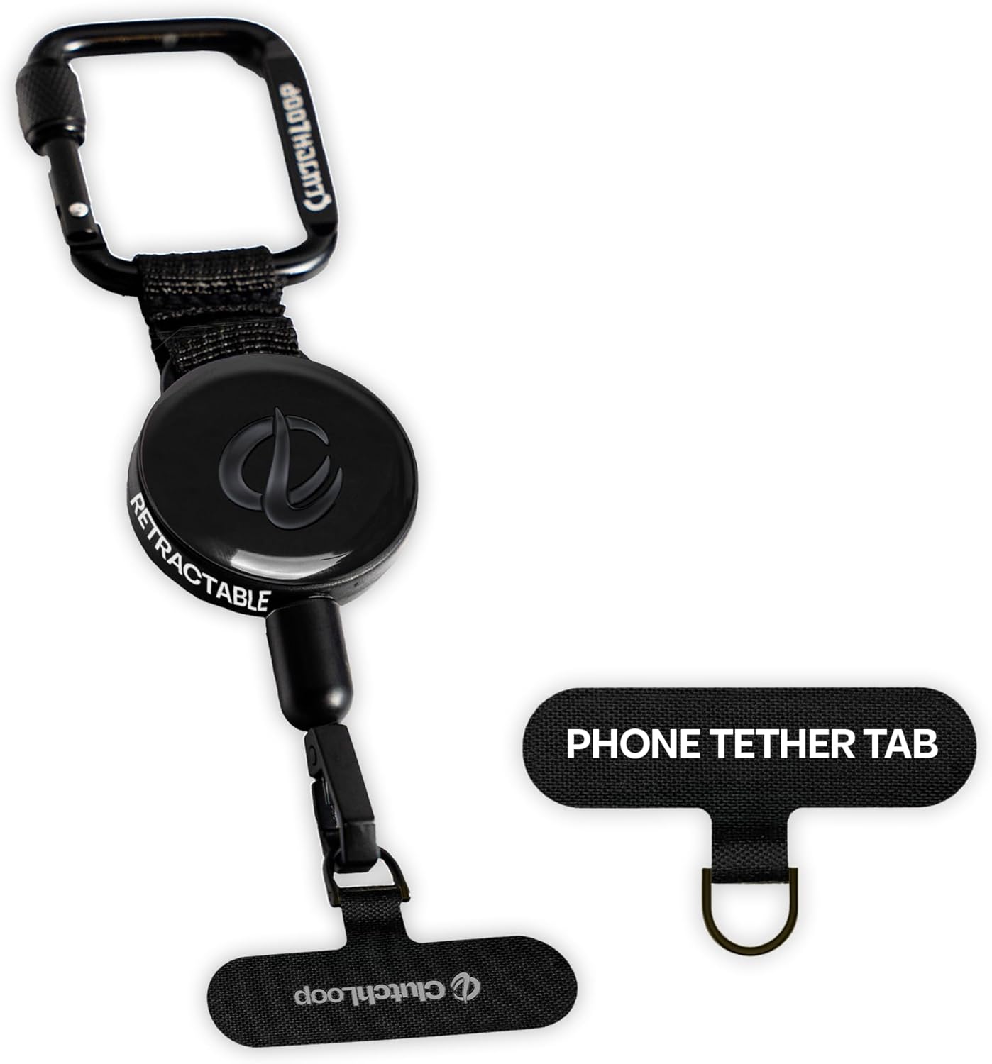 Anti-Theft Phone Tether with Retractable Steel Line for Safety